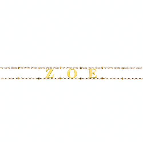 Veilixx™ Double Chain Name Bracelet
