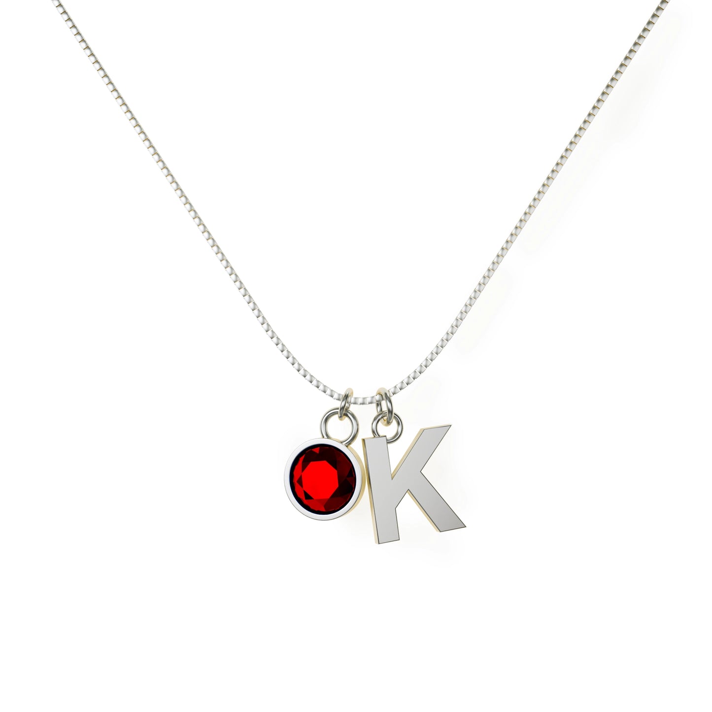 Veilixx™ Birthstone Initial Necklace