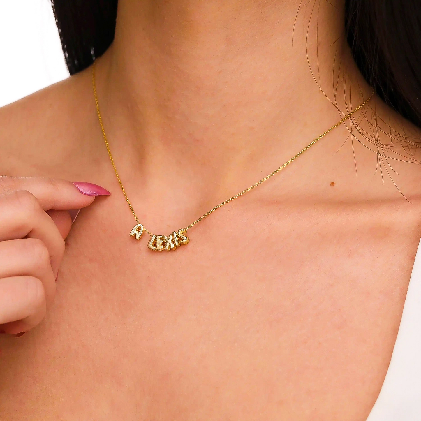 Veilixx™ Bubble Name Necklace