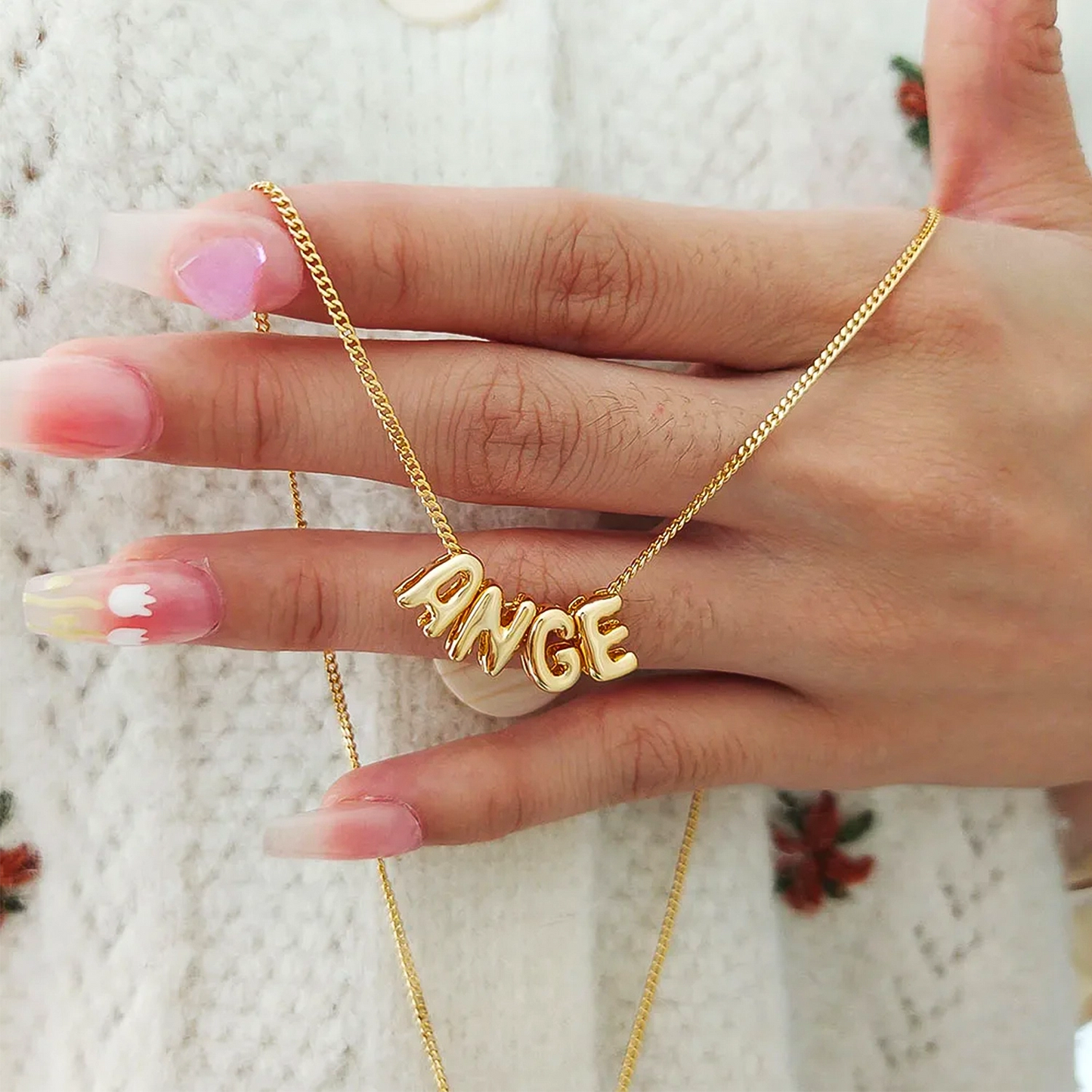Veilixx™ Bubble Name Necklace