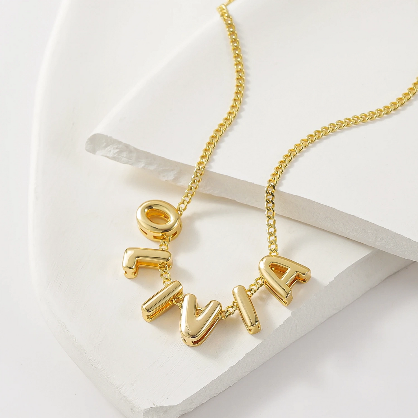 Veilixx™ Bubble Name Necklace