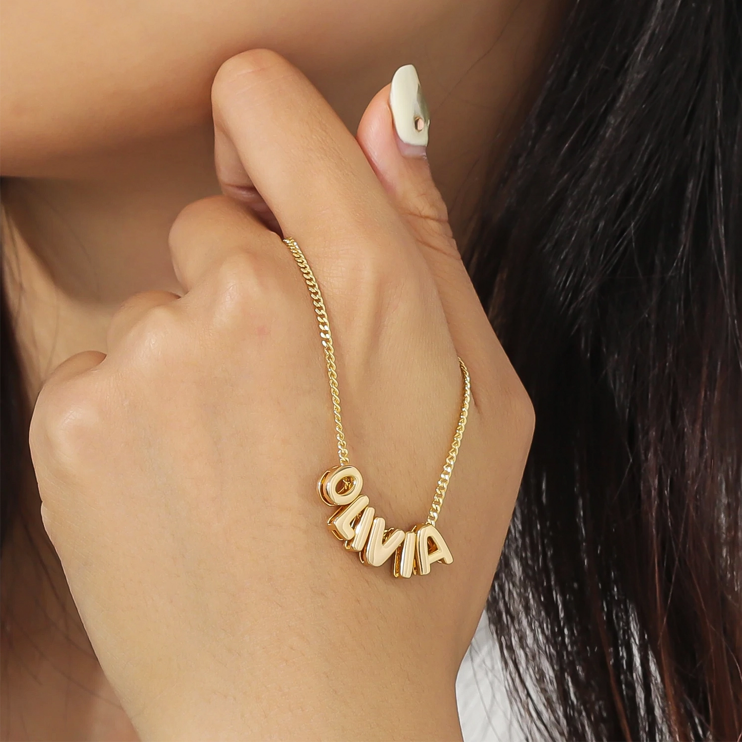 Veilixx™ Bubble Name Necklace