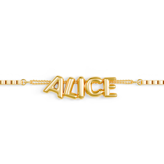Veilixx™ Bubble Name Bracelet