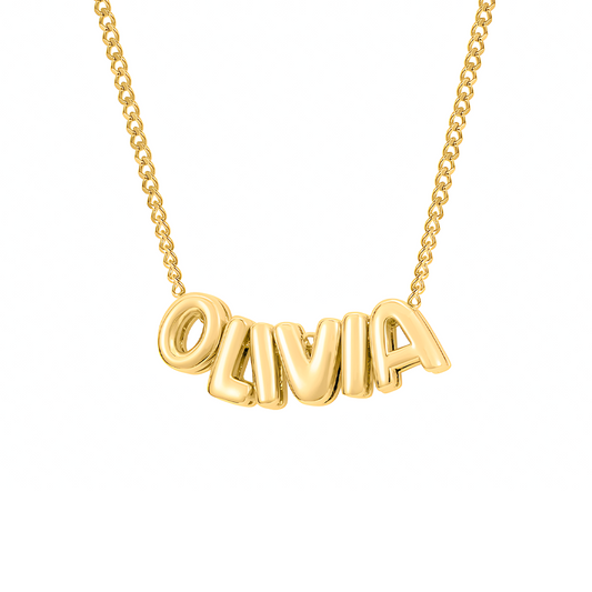 Veilixx™ Bubble Name Necklace