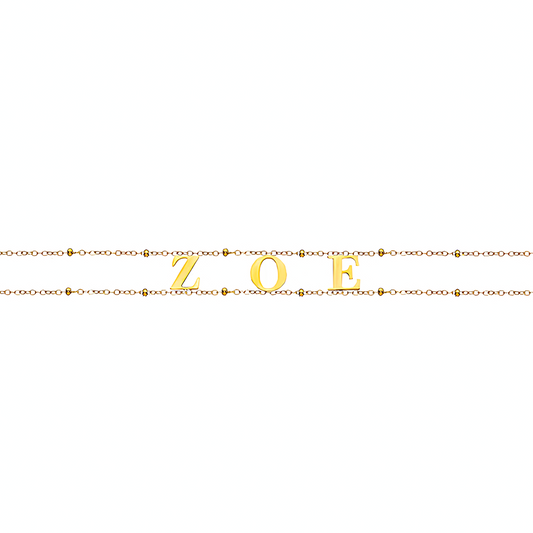 Veilixx™ Double Chain Name Bracelet