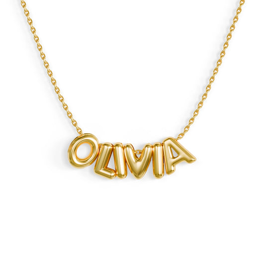 Veilixx™ Bubble Name Necklace