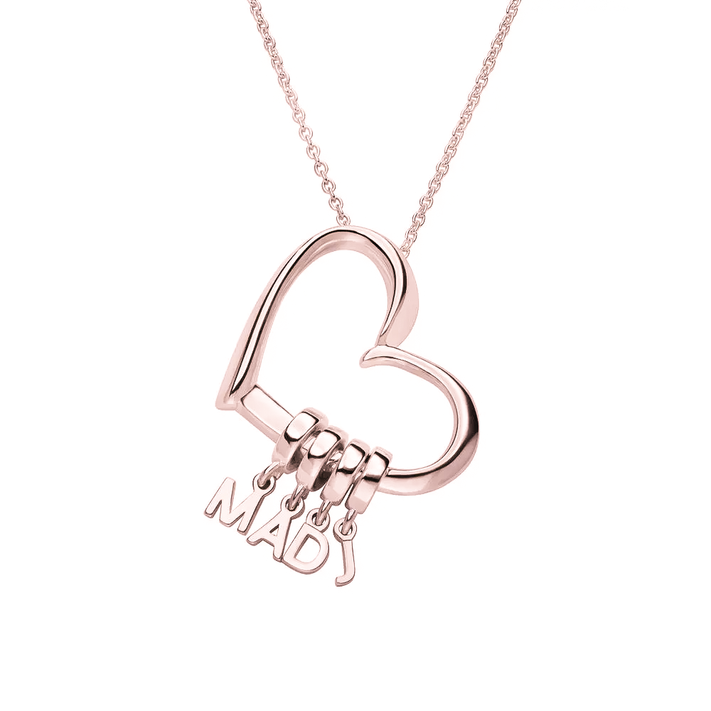 Veilixx™ Heart Drop Initials